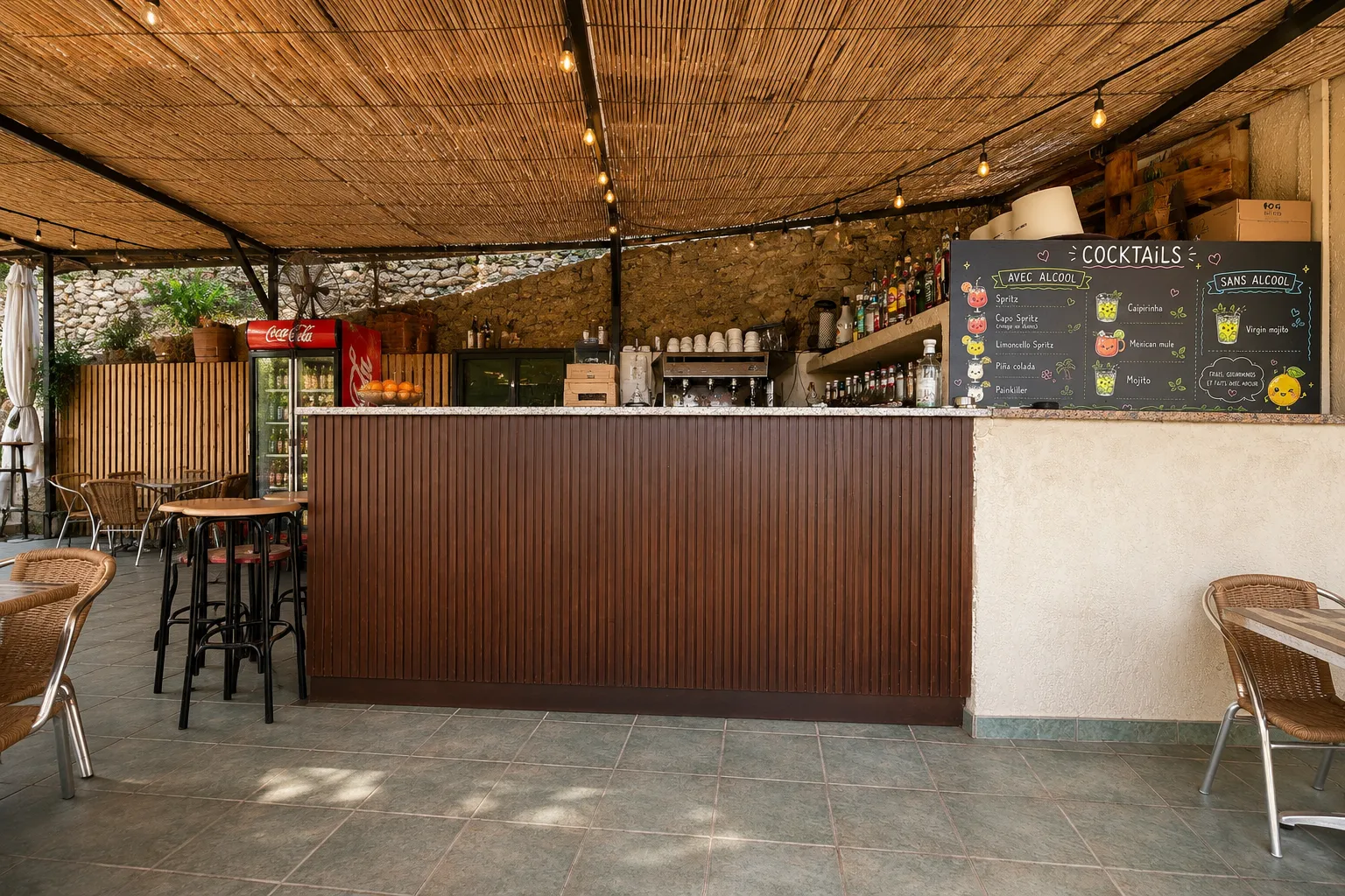Le bar du Bar des Amis